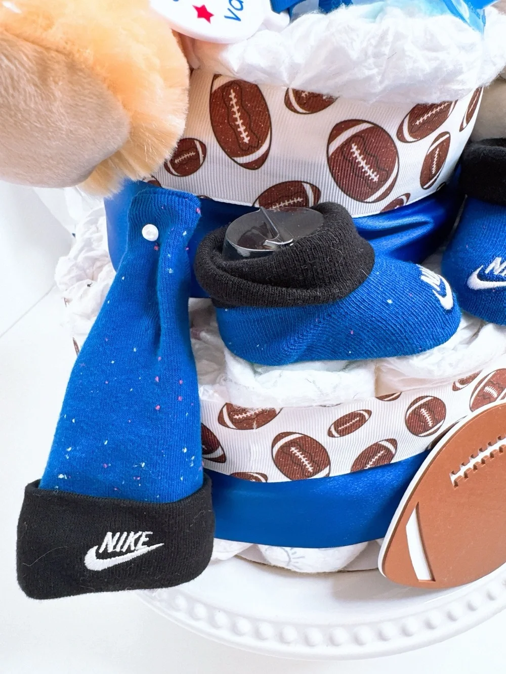 Dallas Cowboys Football Diaper Cake, Sport Theme, Baby Shower Gift